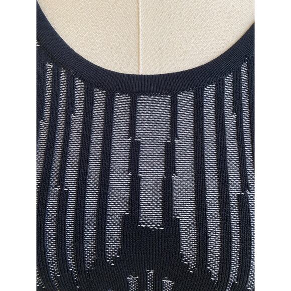 REISS FELIX TEXTURED BODYCON DRESS in BLACK US SIZE 8 - Picture 6 of 14